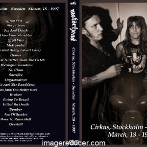 Motorhead 1997-03-18 Stockholm Sweden DVD