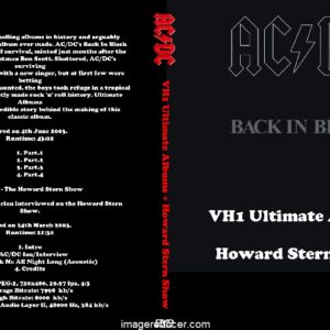 ACDC 2003 VH1 Ultimate Albums + Howard Stern Show DVD