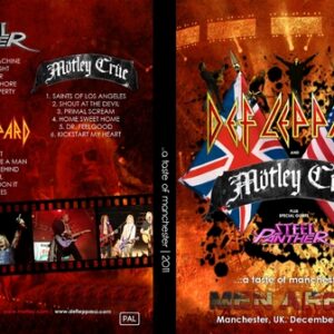 Motley Crue - 2011-12-11 M.E.N. Arena, Manchester, UK with Def Leppard and Steel Panther DVD