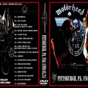 Motorhead 1999-05-24 Pittsburgh PA DVD