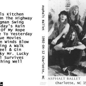 Asphalt Ballet 1992-04-12 Charlotte, NC DVD