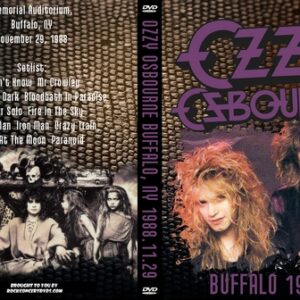 Ozzy Osbourne 1988-11-29 Buffalo NY DVD