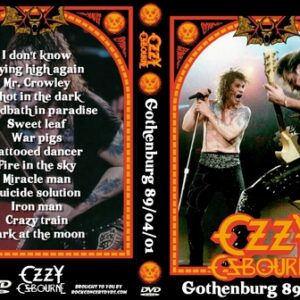 Ozzy Osbourne 1989-04-01 Gothenburg Sweden DVD