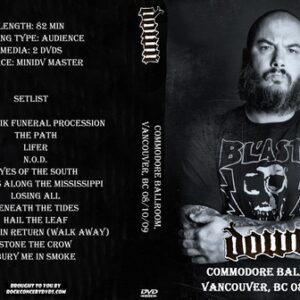 Down 2009-08-10 Commodore Ballroom, Vancouver, BC 2 DVD