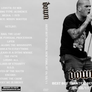 Down 2011-04-28 Best Buy Theater, New York, NY DVD