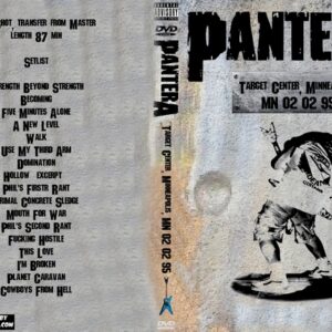 Pantera 1995-02-02 Target Center, Minneapolis, MN DVD