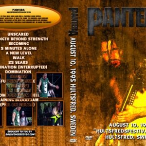 Pantera 1995-10-08 Hultsfred Sweden DVD