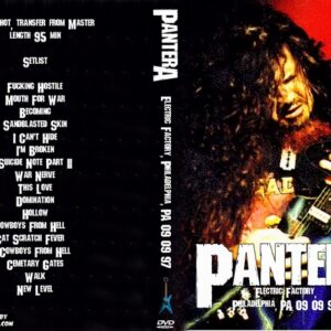 Pantera 1997-09-09 Electric Factory, Philadelphia, PA DVD