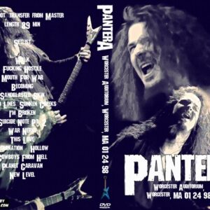 Pantera 1998-01-24 Worcester Auditorium, Worcester, MA DVD