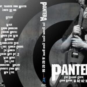 Pantera 1998-02-02 Five Seasons Center, Cedar Rapids, IA DVD
