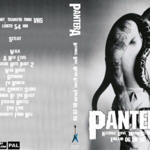 Pantera 1998-06-20 National Bowl, Milton Keynes, England DVD