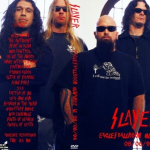 Slayer 1994-08-06 Eagles Ballroom, Milwaukee, WI DVD