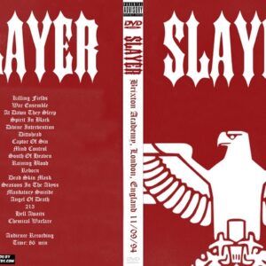 Slayer 1994-11-09 Brixton Academy, London, England DVD