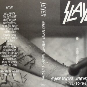 Slayer 1994-11-10 Leisure Center, Newport, England DVD