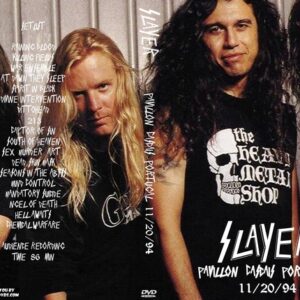 Slayer 1994-11-20 Pavillon, Cascais, Portugal DVD