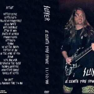 Slayer 1998-11-10 Le Zenith, Paris, France DVD