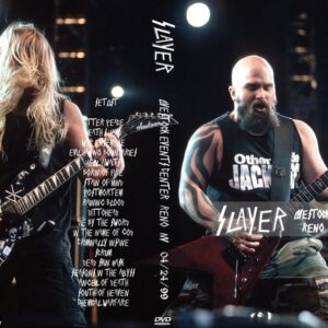 Slayer 1999-04-24 Livestock Events Center, Reno, NV DVD