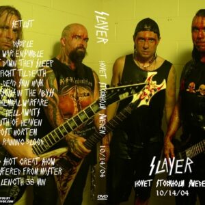 Slayer 2001-10-14 Hovet, Stockholm, Sweden DVD