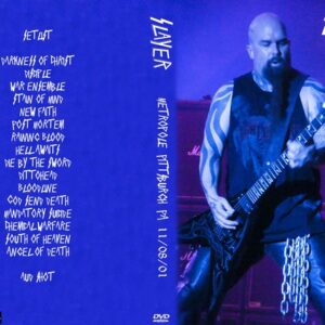 Slayer 2001-11-08 Metropole, Pittsburgh, PA DVD