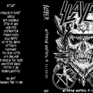 Slayer 2001-11-10 Metropolis, Montreal, QC DVD