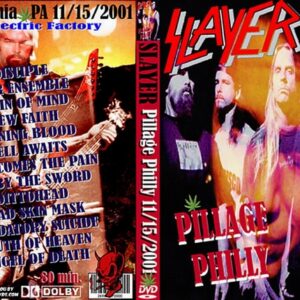 Slayer 2001-11-15 Electric Factory, Philadelphia, PA DVD