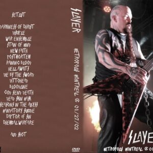 Slayer 2002-01-27 Metropolis, Montreal, QC DVD