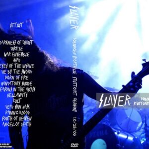 Slayer 2006-10-28 Boblingen Sporthalle, Stuttgart, Germany DVD