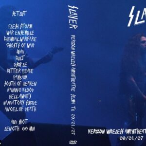 Slayer 2007-09-01 Verizon Wireless Amphitheatre, Selma, TX DVD