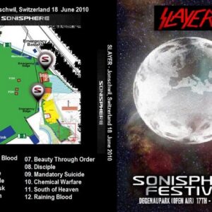 Slayer 2010-06-18 SoniSphere, Jonschwil, Switzerland DVD