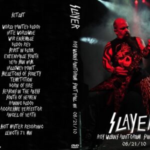 Slayer 2010-08-21 Roy Wilkins Auditorium, Saint Paul, MN DVD