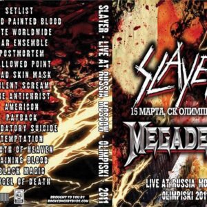 Slayer 2011-03-15 Olympijskiy Stadium, Moscow, Russia 2 DVD