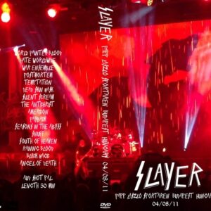 Slayer 2011-04-08 Papp Laszlo Sportaren, Budapest, Hungary DVD