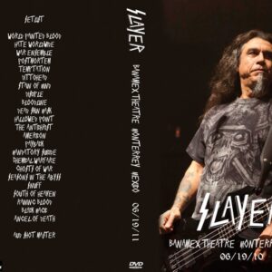 Slayer 2011-06-19 Banamex Theatre, Monterrey, Mexico DVD