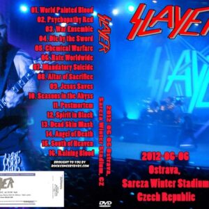 Slayer 2012-06-06 Sareza Winter Stadium, Ostrava, Czech Republic DVD