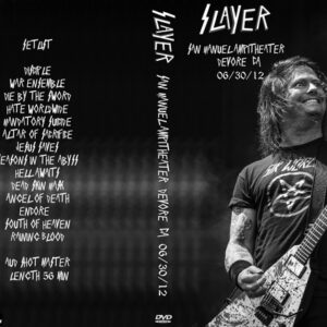 Slayer 2012-06-30 San Manuel Ampitheater, Devore, CA DVD