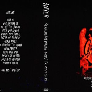 Slayer 2012-07-10 Gexa Energy Pavilion, Dallas, TX DVD