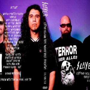 Slayer 2012-11-08 Estadio del club GEBA, Buenos Aires, Argentina DVD