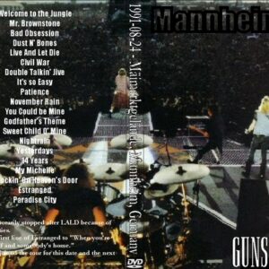 Guns N' Roses 1991-08-24 Mannheim, Germany DVD