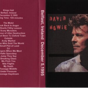 David Bowie 1995-12-05 King's Hall, Belfast, Northern Ireland DVD