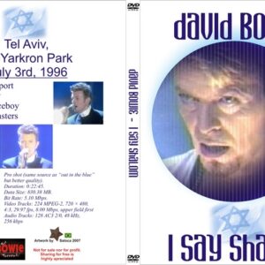 David Bowie 1996-07-03 Hayarkron Park, Tel Aviv, Israel DVD