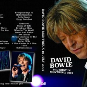 David Bowie 2002-07-18 Auditorium Stravinsky, Montreux, Switzerland DVD