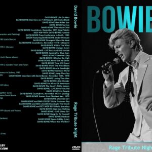 David Bowie 2016-01-15 Rage Tribute Night 2 DVD