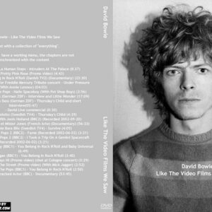 David Bowie Like The Video Films We Saw 2 DVD