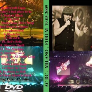 ACDC 2009-03-19 Milan, Italy DVD