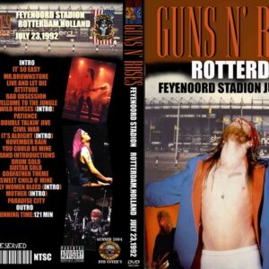 Guns N' Roses 1992-06-23 Feyenoord Stadion, Rotterdam, Holland DVD