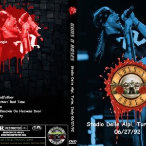 Guns N' Roses 1992-06-27 Stadio Delle Alpi, Turin, Italy DVD