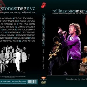 Rolling Stones 2006-01-18 Madison Square Garden, New York, NY DVD