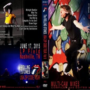 Rolling Stones 2015-07-16 Zipcode, Nashville, TN 2 DVD