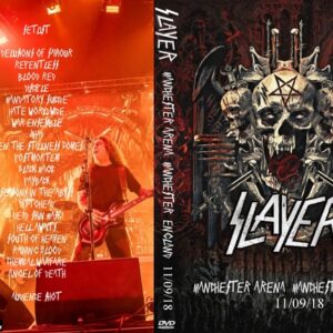 Slayer 2018-11-09 Manchester Arena, Manchester, England DVD