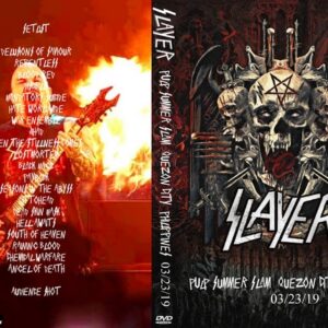 Slayer 2019-03-23 PULP Summer Slam, Quezon City, Philippines DVD